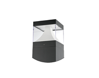 Nouveau design LED en alliage d'aluminium pelouse lumière IP65 évalué extérieur jardin borne CE EMC LVD certificat IP65 voie paysage