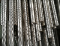 Tube métallique perforé en aluminium et acier inoxydable 304/316 pour la filtration des gaz liquides