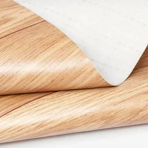 Moderner Teppich Holzmaserung Filzrückhang wasserdichtes Parkettmatte Blech PVC-Bodenbelag Bodenbelag Laminat Linoleum Vinyl-Bodenrolle
