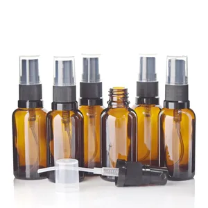 OEM OEM kundendefinierte leere 30 ml bernsteinbraune Glassprühflasche Feinschmelz-Sprühgerät Aromatherapie-Parfümzerstäuber Hersteller/Großhandel