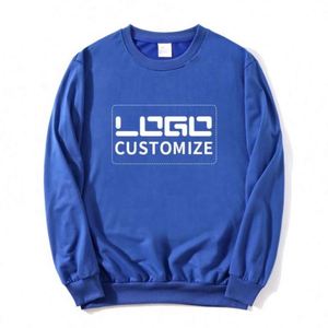 Sweat-shirts pour hommes en coton et polyester surdimensionnés, pulls à col rond fins, sweat-shirts à manches longues pour hommes - Product Image 2