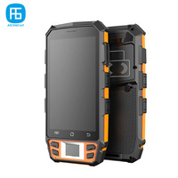 Lector RFID Inalámbrico Móvil LF/HF/UHF, Lector/Escritor de Tarjetas NFC Portátil Android con Lector de Huellas Dactilares, Control de Acceso, Verificación de Boletos