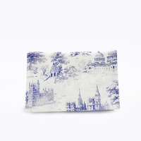 Vente en gros pochette imprimée numérique de différentes tailles personnalisée oreiller emballage de vêtements pour enfants sac enveloppe en coton