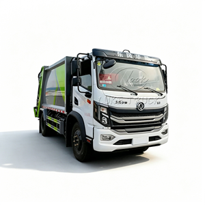 Camion compacteur d'ordures Dongfeng Huashen T3 à chargement arrière, 8 m³, 10 m³, camion de compression des déchets, camion d'assainissement avec certificat CE ISO - Product Image 3