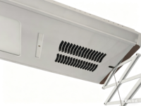 Séchoir à linge électronique pliable mural en aluminium de luxe Sunshine Home avec éclairage LED et télécommande chauffante