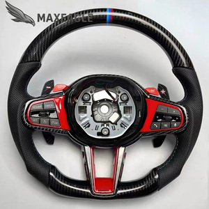Кастомизированный руль из карбона и кожи для BMW G-серии G01 G02 G05 G06 G30 G80 - Product Image 4