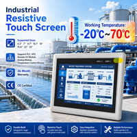 Mochuan 4.3 İnç Alüminyum Ethernet Düşük Maliyetli Tft Lcd IPS Modül Programlama Ekranı HMI Paneli Endüstriyel Kontrol PLC için