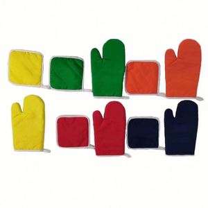 Printed Oven Mitts Set Western Style With Custom Logo for <b>Cooking</b> and Bbq in Kitchens Corporate <b>Gifts</b> - Product Image 1