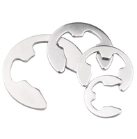 High Quality Stainless Steel Open Snap Ring Retaining Ring Washer Spring Stainless Steel E-Type Circlip for Wholesale