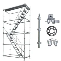 Complete Metal Heavy Duty Steel Ring Lock Scaffold Hot Dip Galvanized All Round Layher Ringlock System Scaffolding For Sale