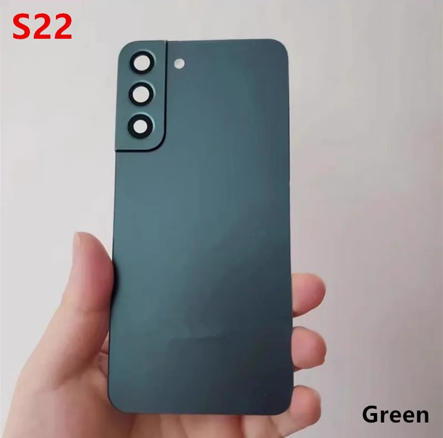Replacement Battery Cover for S20 S20 Plus S20u S21 S21Plus S21u S22 S22 Plus S22u Bar Design Glass Back Housing