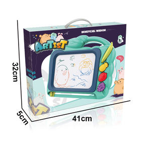 Juguetes de Aprendizaje Temprano Tablero de dibujo colorido Borrable DIY Pintura Doodle Tableros de escritura Juguete - Product Image 4