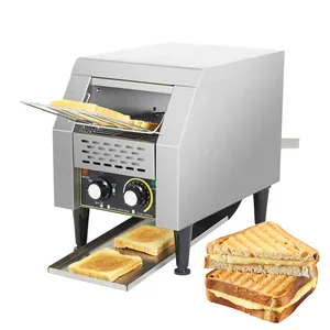 Prix d'usine comptoir commercial convoyeur automatique grille-pain Burger Toast Machine