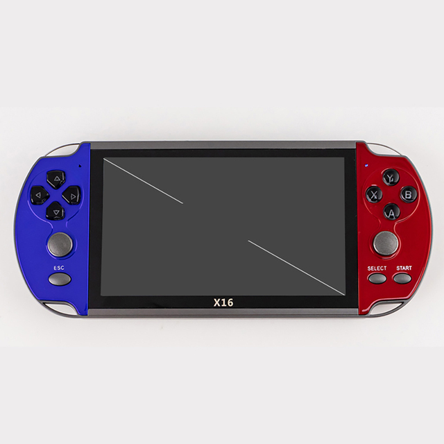 New Arrival X16 Handheld Retro Video Game Console 6.5 Inch Screen Game Player Built in 10000 Games for Children Gift