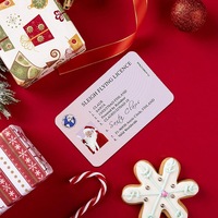 Carte en plastique personnalisée pour le père noël, cartes de permis de conduire Eve, Style créatif, cadeau de noël, offre spéciale 2021
