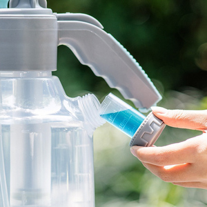 Pulvérisateur sous pression 2L 3L avec corps transparent, port de remplissage 3-en-1, buse réglable et lance <span class=keywords><strong>d</strong></span>'extension pour le jardinage et le nettoyage - Product Image 4