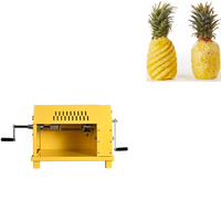 Mini Manuele Handbediende Ananas Dunschiller Machine Kleine Fruitwinkel Geschikte Kerncomponenten Lager
