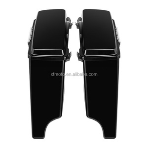 Staffa di Conversione Posteriore in Plastica Nera Opaca TCMT per Borse Laterali Heritage <span class=keywords><strong>Softail</strong></span> 86-17 XF2906112-03 Allungata di 5 Pollici - Product Image 2