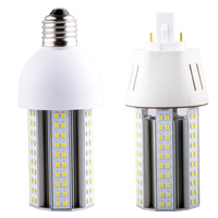 Ampoule LED 12W type maïs E27/E26/G24q/G24d avec capteur IP65, diffuseur et couvercles transparents pour usage intérieur de bureau