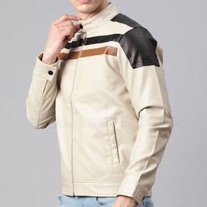 Veste en cuir véritable de qualité supérieure pour homme, taille plus, avec logo personnalisé, style streetwear respirant, FASAM FI-3114 - Product Image 3