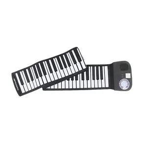 संगीत यंत्र मिनी यूएसबी मिडी नियंत्रक 88 कुंजियों के लिए रोल अप इलेक्ट्रॉनिक पियानो इलेक्ट्रिक शुरुआती पियानो कीबोर्ड