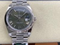 Montre de qualité supérieure, étanche, mécanique, 228-236, 40 mm, ARF Factory, acier 904L, mouvement VR3255, cadran gris date, montre présidentielle