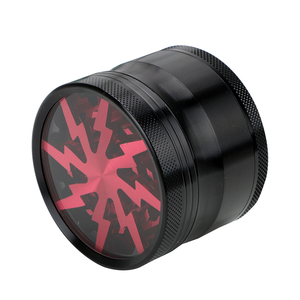 เครื่องบดสมุนไพรอะลูมิเนียม63มม. พร้อมที่บดสมุนไพรคมฟ้าผ่าออกแบบโลโก้ได้ตามต้องการ - Product Image 5