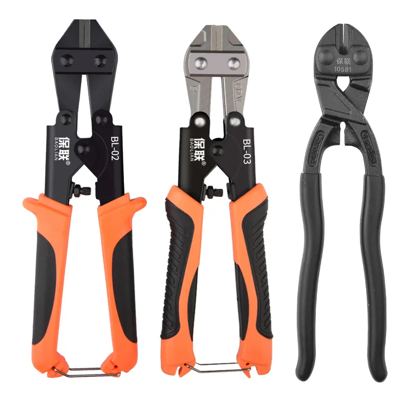 Heavy Duty 8 inch Wire Cutting Pliers Multi Functional Wire-Cut Bolt Cutter For Cable Cutting