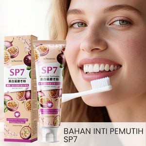 Pasta Dental Blanqueadora KORMESIC con Certificación Bpom, Marca Privada, 100g, SP7, con Sabor a Fruta de la Pasión Japonesa y Menta - Product Image 2