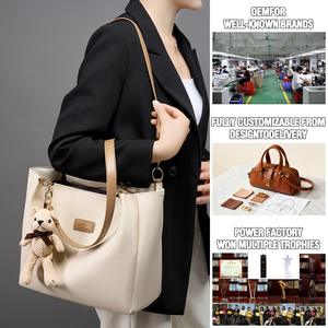 Sacs à main en <span class=keywords><strong>cuir</strong></span> pour femmes sur mesure en gros, sacs fourre-tout élégants de haute qualité pour femmes, sac pour <span class=keywords><strong>ordinateur</strong></span> portable de luxe pour étudiants - Product Image 1