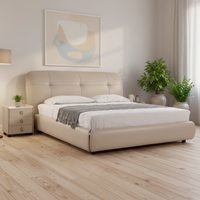 Ensemble de meubles de chambre à coucher en bois massif de conception chinoise moderne, neuf, comprenant un lit, pour hôtel, villa, salon, appartement, usage domestique