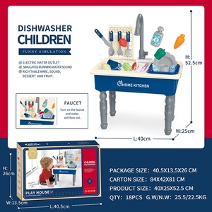 Ensemble de cuisine réaliste pour enfants matériel éducatif <span class=keywords><strong>PC</strong></span> en plastique cadeau de cuisine pour enfants expédié Europe Amérique - Product Image 4
