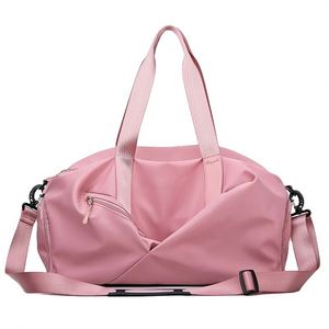 Bolsa de deporte y viaje de gran capacidad de la fábrica BSCI para hombres y mujeres, bolsa informal personalizada para natación y yoga. - Product Image 1