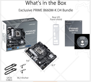 Para la nueva placa base para juegos <span class=keywords><strong>Prime</strong></span> <span class=keywords><strong>B660M</strong></span>-K D4 con zócalo Intel LGA 1700 ATX, memoria DDR4, PCIe 4.0, 2X M.2 para iluminación - Product Image 5