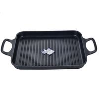 JEETEE Pots de gril rectangulaires personnalisés Barbecue antiadhésif Corée ustensiles de cuisine en aluminium Bbq Grill Pan Griddle Outdoor Cookware