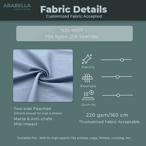 Soutien-gorge de sport à double couche à maintien élevé Arabella 2026 avec logo personnalisé sur le devant, grande taille, pour les femmes à forte poitrine, haut de sport pour la course à pied - Product Image 5