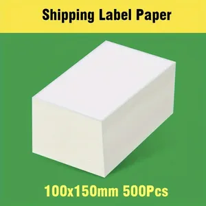 Etiqueta adhesiva térmica reciclable 100*150 (<span class=keywords><strong>2</strong></span> capas) 500 etiquetas de envío 10x15 etiqueta adhesiva de papel térmico - Product Image 2