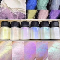 Poudre de Mica Irisée Arc-en-ciel Aurore 10-60µm Pigment Nacré Multi-Chrome pour Cosmétiques, Résine, Encre, Ongles – Commande en Gros, Échantillon Gratuit