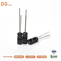 Condensateur électrolytique non polarisé 50V 2.2uF 5x11mm bipolaire pour haut-parleur crossover audio, à travers trou, vente en gros