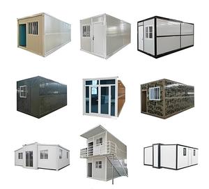 坚固的可移动预制房屋 模块化移动房屋 两层办公室 建筑工地宿舍 折叠式预制房屋 - Product Image 2