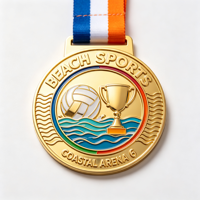 Médaille personnalisée frappée à la presse, médailles de championnat personnalisées pour les compétitions et événements sportifs