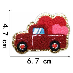 Parches de Chenilla Personalizados con Tema de San Valentín, con Diseño de Cupido y Carta de Amor, para Planchar en la Ropa - Product Image 5