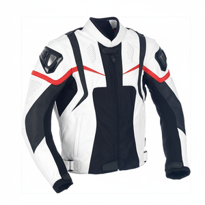 Chaqueta de cuero para motociclismo hecha a medida para hombre chaquetas de moto cómodas fabricadas en Pakistán - Product Image 1