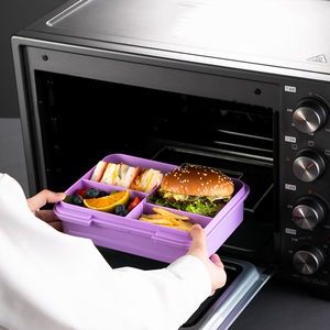 Wholesale Kids Insulated Bento Lunch <b>Box</b> with Custom Print Portable Compartment Food <b>Container</b> for School & Travel - Product Image 2
