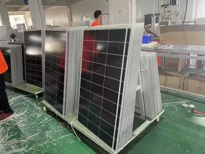 양면 유리 단결정 태양 전지 패널 이중 유리 모노 패널 GCL 540W-560W 48v 가정용 검은 태양 전지 패널