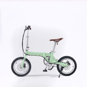 Vélo électrique pliable à une vitesse, système électronique intégré, <span class=keywords><strong>moteur</strong></span> <span class=keywords><strong>de</strong></span> moyeu avant, cadre en alliage d'aluminium, 16 pouces, E-pliable, vente chaude - Product Image 5