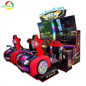 เครื่องเกมแข่งรถแบบหยอดเหรียญ จอคู่ 55 นิ้ว พร้อมไฟกระพริบ จำลองการขับรถ - Product Image 2