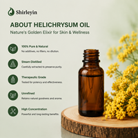 Fournisseurs d'huiles essentielles, huile de fleurs d'immortelle italienne 100% pure non diluée, distillée à la vapeur, pour les soins de la peau, huile essentielle d'Helichrysum