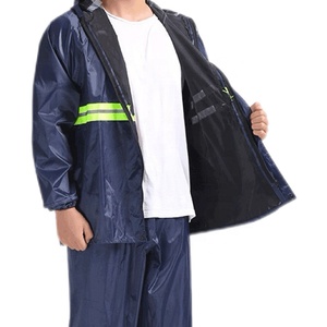 Oxford Cloth Split Waterproof Windproof <strong>Men's</strong> Camping Hiking Outdoor Riding Full-body Anti-rainstorm Thickened <strong>Raincoat</strong> - Product Image 1