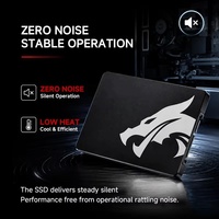 SSD Berkualitas Tinggi 2.5 SATA3 128GB 256GB 512GB 1TB Hard Drive Internal untuk PC Laptop Cangkang Logam